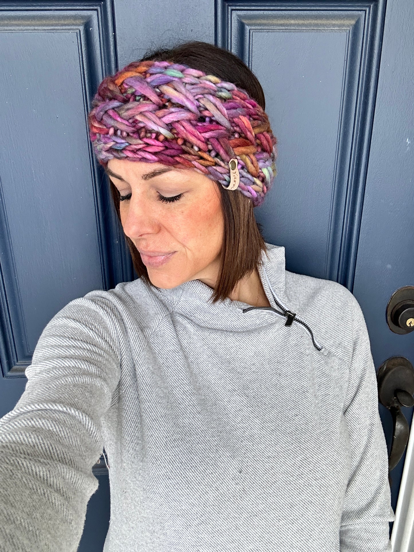 Reserved for Sarah: Merino wool knit headband