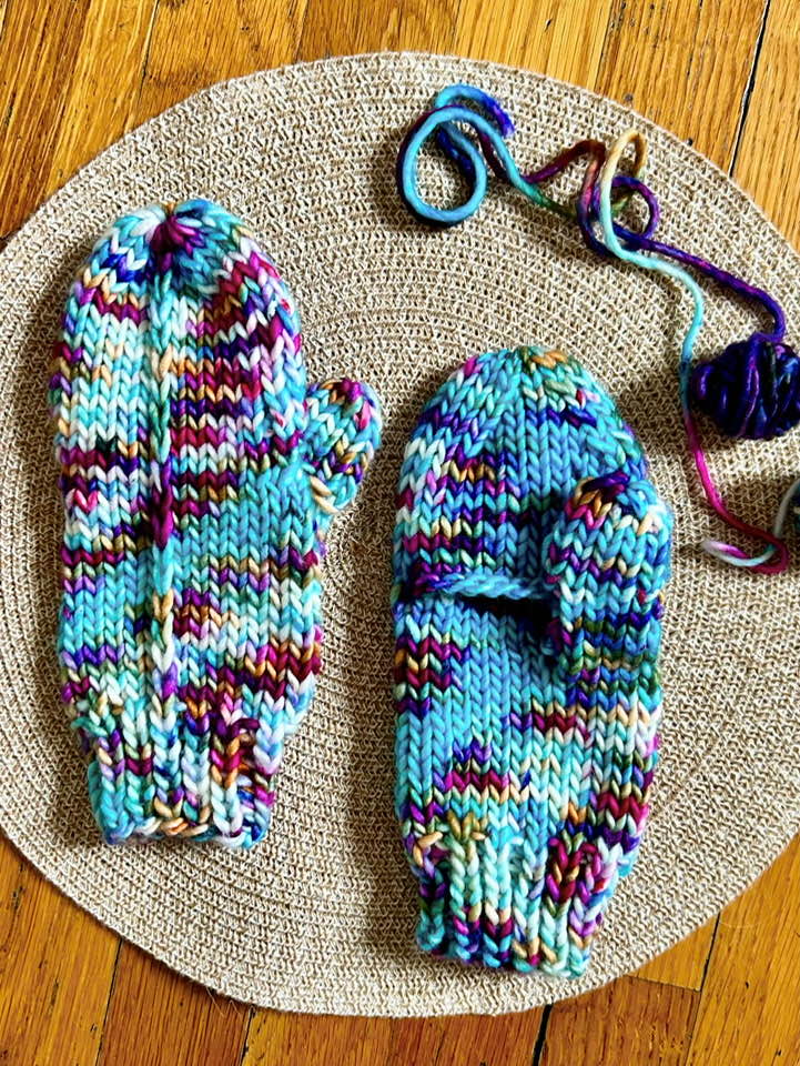 Flapjack Mitts Knit Pattern