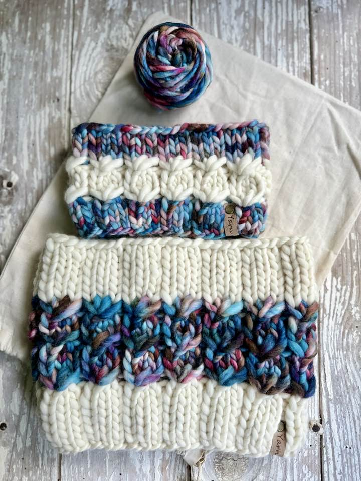 Fleurish Cowl and Fleurish Band Combo Pattern