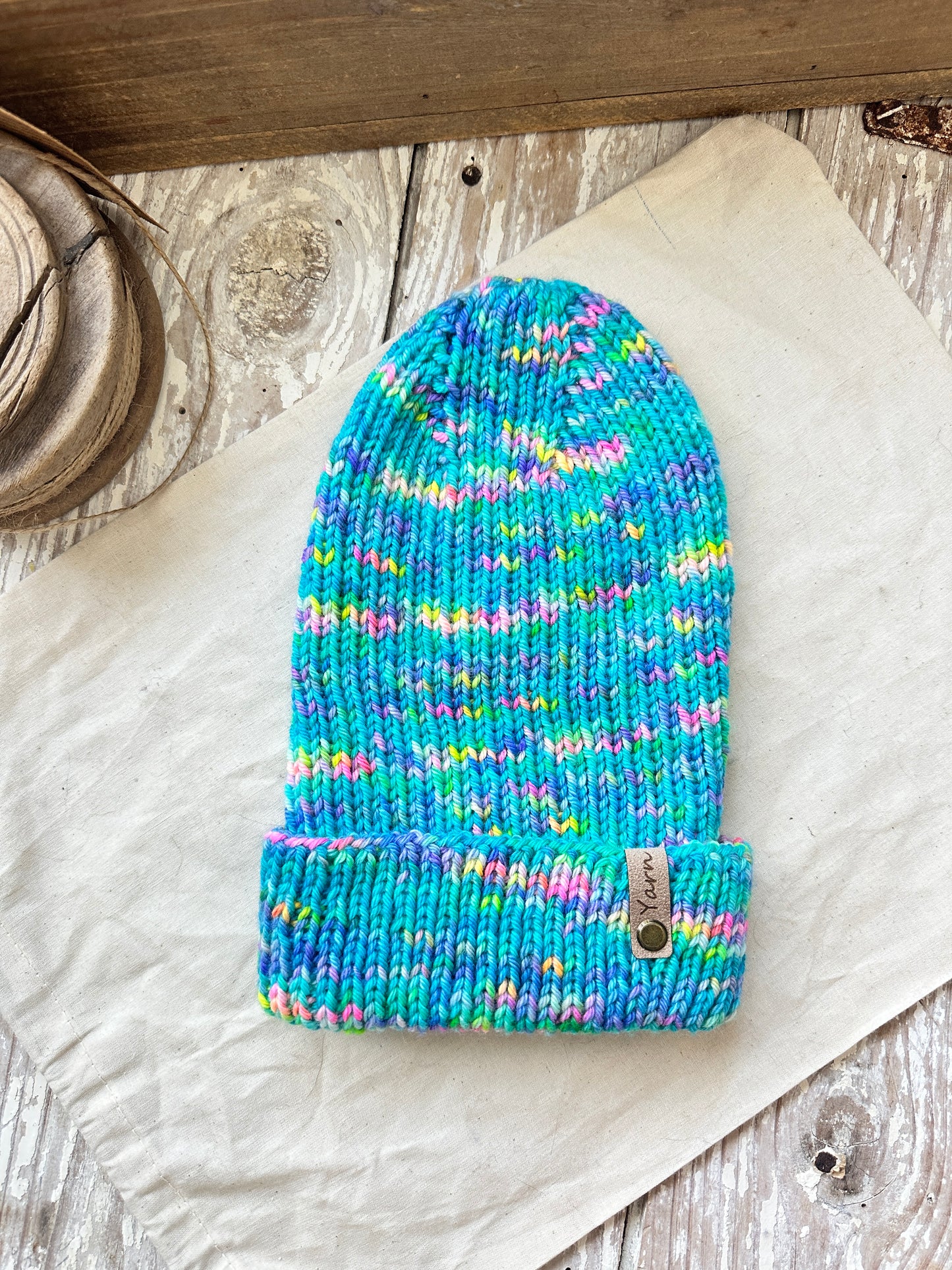 Merino wool knit hat