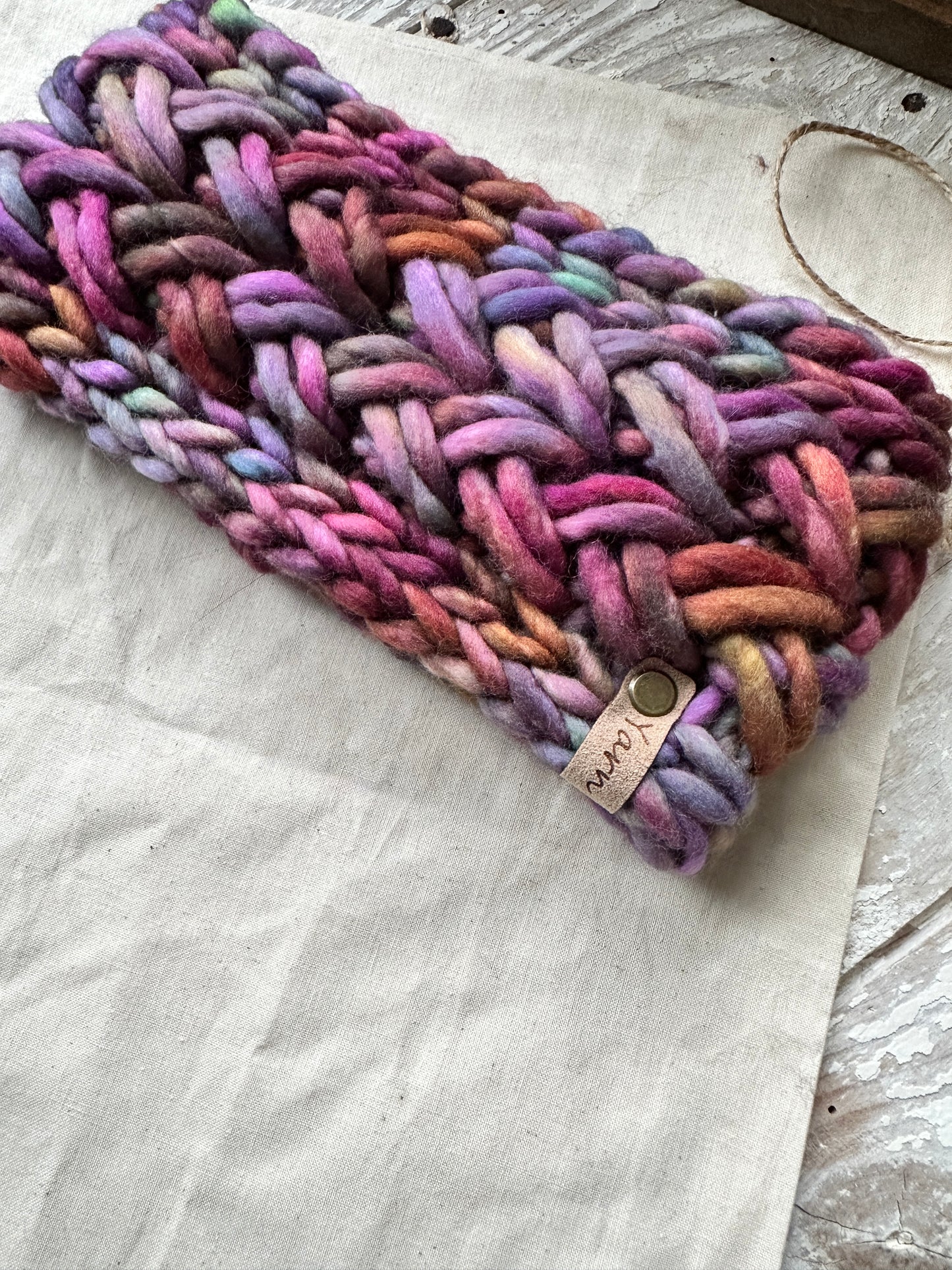 Reserved for Sarah: Merino wool knit headband