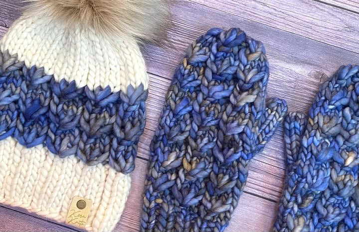 Fleur Mitts Knit Pattern