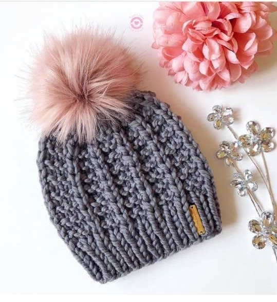 Rain Chain Hat Knit Pattern