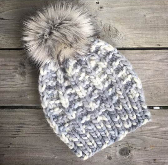 Rain Chain Hat Knit Pattern