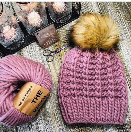 Rain Chain Hat Knit Pattern