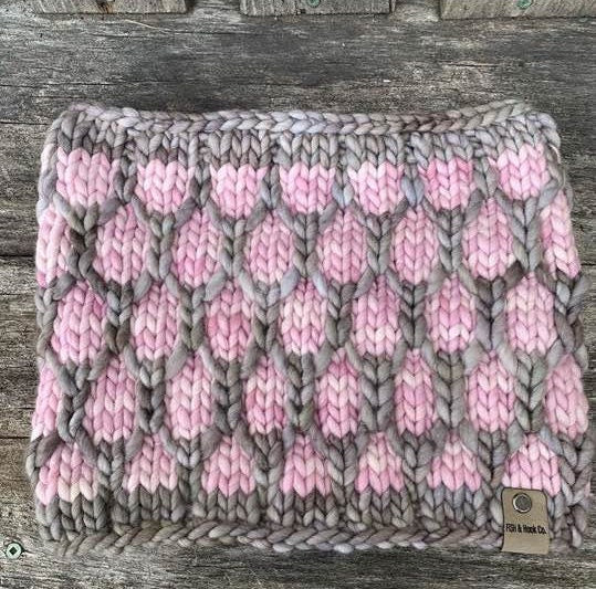 Looking Glass Cowl Knit Pattern