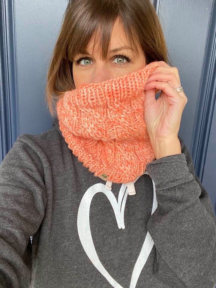 Merino Wool Knit Cowl