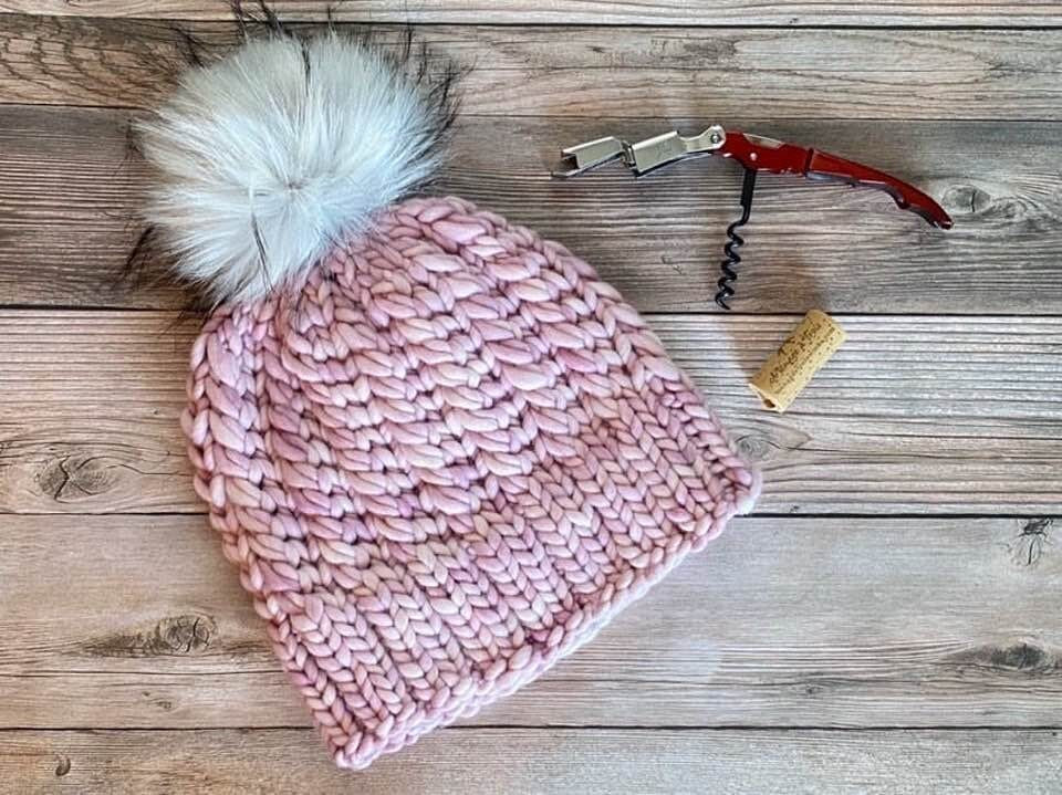 Cork Screw Beanie Knit Pattern