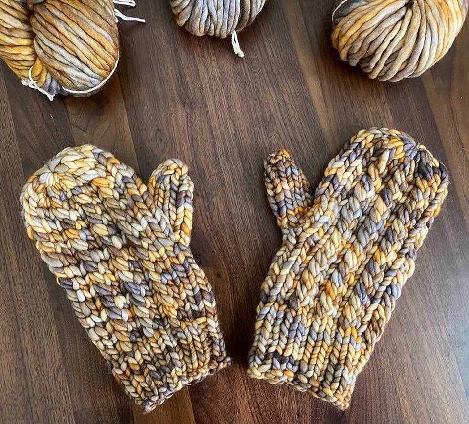 Corkscrew Mitts Pattern