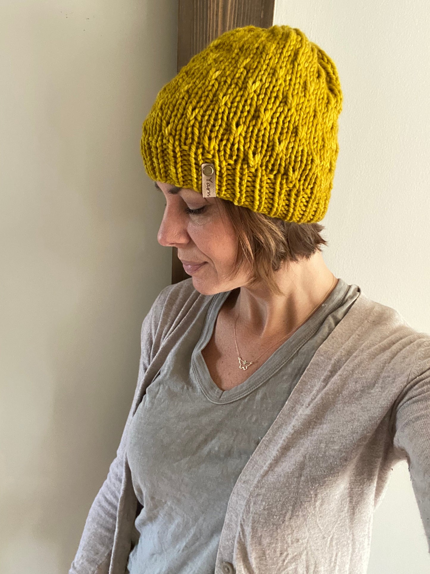 Merino wool knit hat